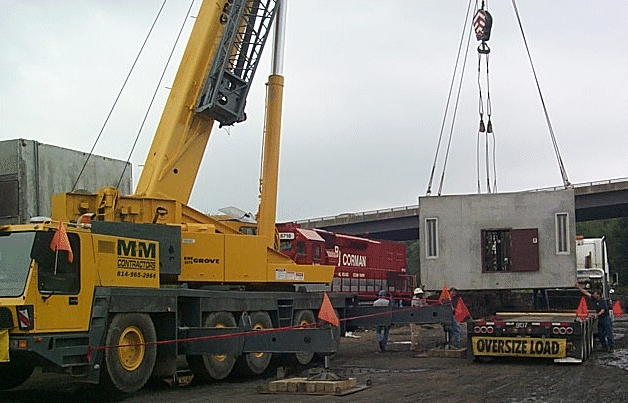 M&M Contractors, Crane Services--Crane Lift